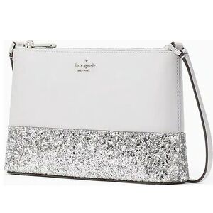 Grey Kate Spade Flash Glitter Crossbody NWT
